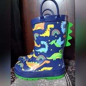 4 for 1 New Dinosaur Rain Boots for Little Boys